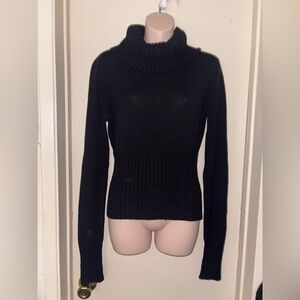 Arden B. Classic Black Turtleneck Sweater. Size M